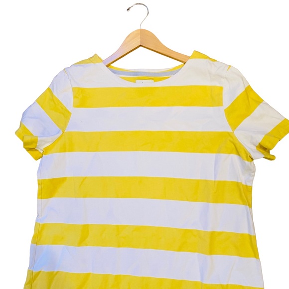 Joules Lemon Border Floral Riviera‎ Print Jersey Dress Preppy Yellow - Picture 5 of 9